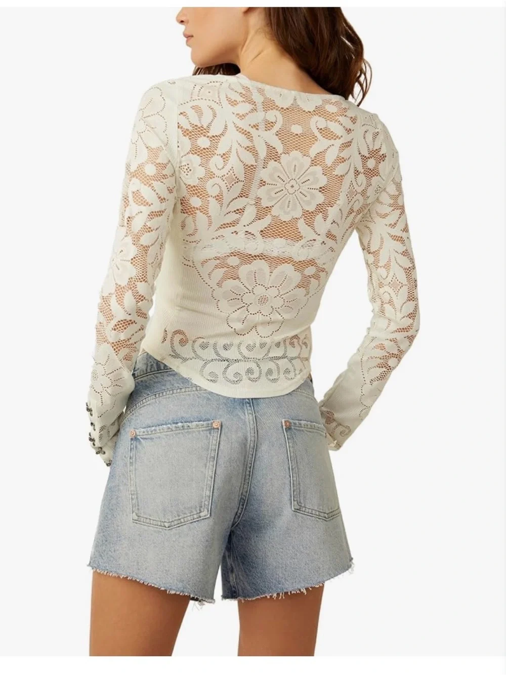 NWOT Free people wild roses top - Picture 3 of 8